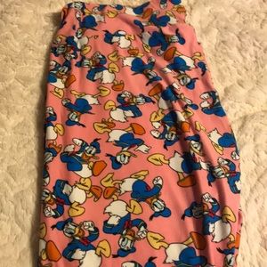 Lularoe leggings tall and curvy Donald Duck